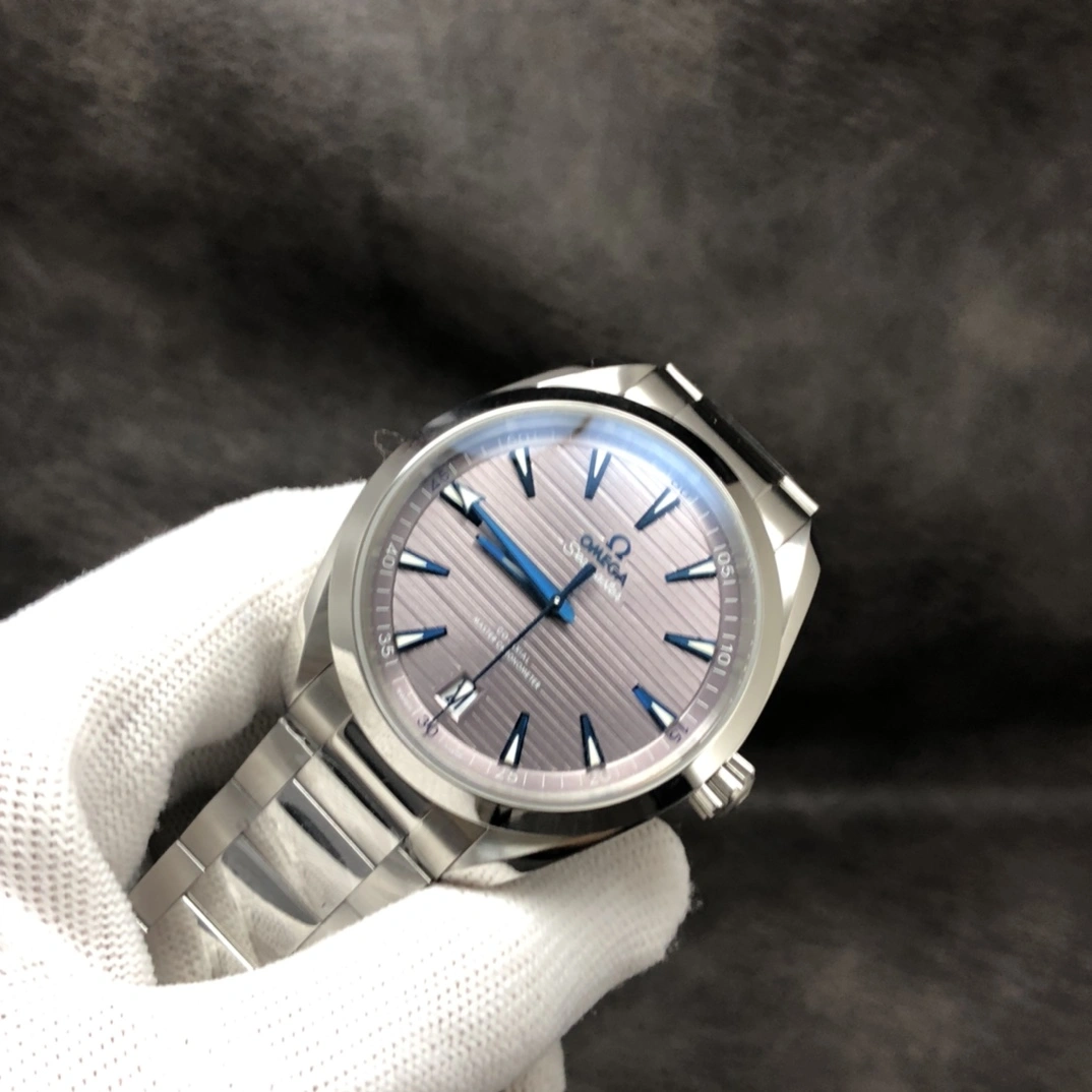 CBD Factory Omega Seamaster Aqua Terra 150M 41mm Grey Dial Blue Hands (220.10.41.21.06.001) 1:1 Super Clone – DD8900 Movement GoodFit 268